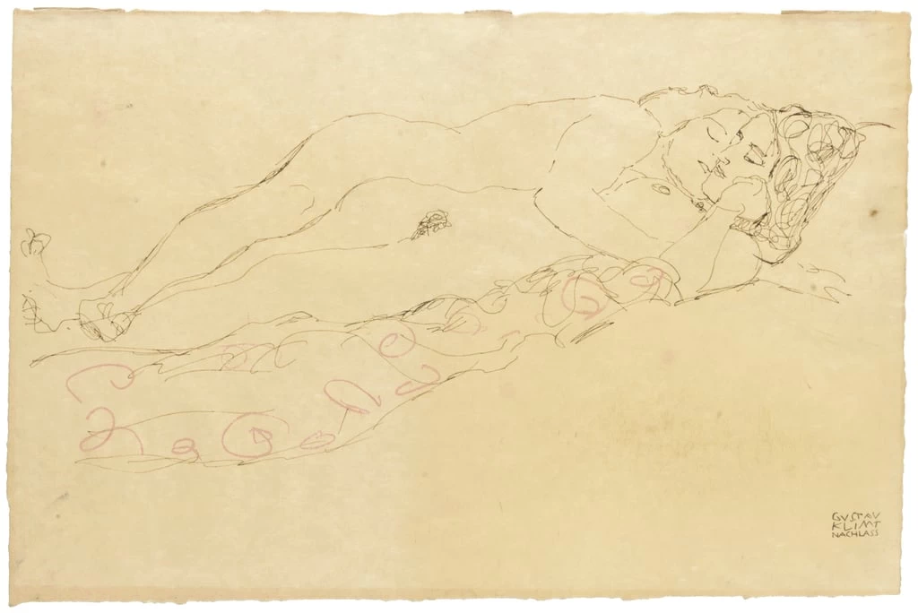 Due nudi distesi, 1913